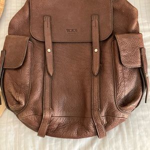 TUMI vintage backpack satchel-like straps.